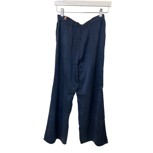 Lunya Washable Silk Pant Set In Deep Blue - Picture 6 of 7